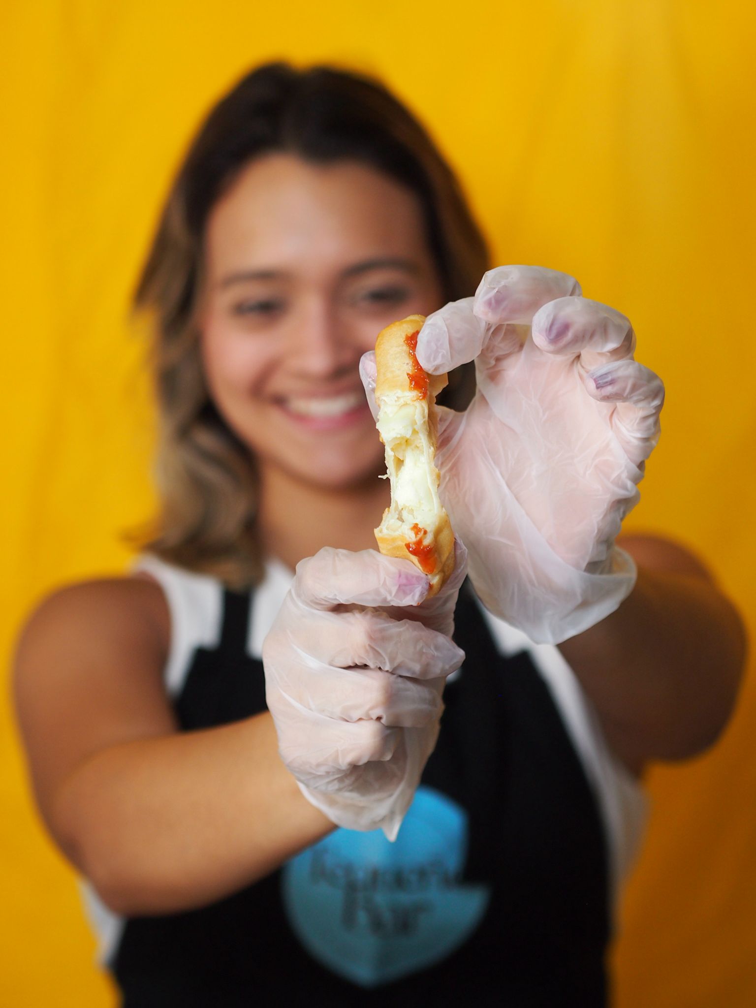 Tequeño con queso derretido